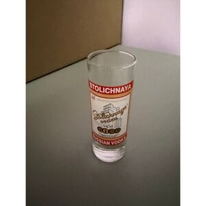 Stolichnaya Russian Vodka Shot Glass Collectible Shot Glass